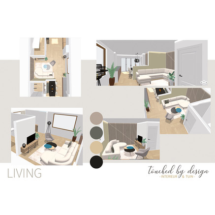 3D VISUALISATIE / project RIJEN / deel 2 "De living" 🔥

In de oude indeling was het kleine zitgedeelte in de voorkamer. Door binnendeuren en de keuken te verplaatsen, werd er een nieuwe indeling gecreëerd en is de living naar het middenstuk verplaatst waar eerst de eetkamer was. Hierdoor krijg je een gezelligere grotere zitkamer met zicht op de openhaard en keuken. Dit alles is gebaseerd op de Japandi woonstijl.